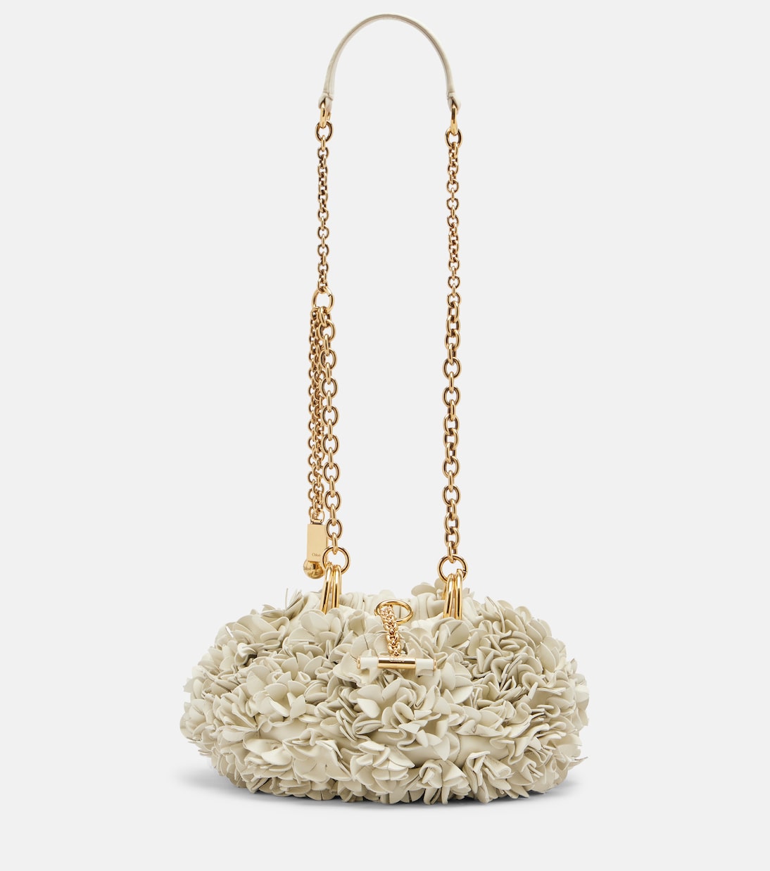 Sac Chloé Plissé en cuir à fleurs | Chloé