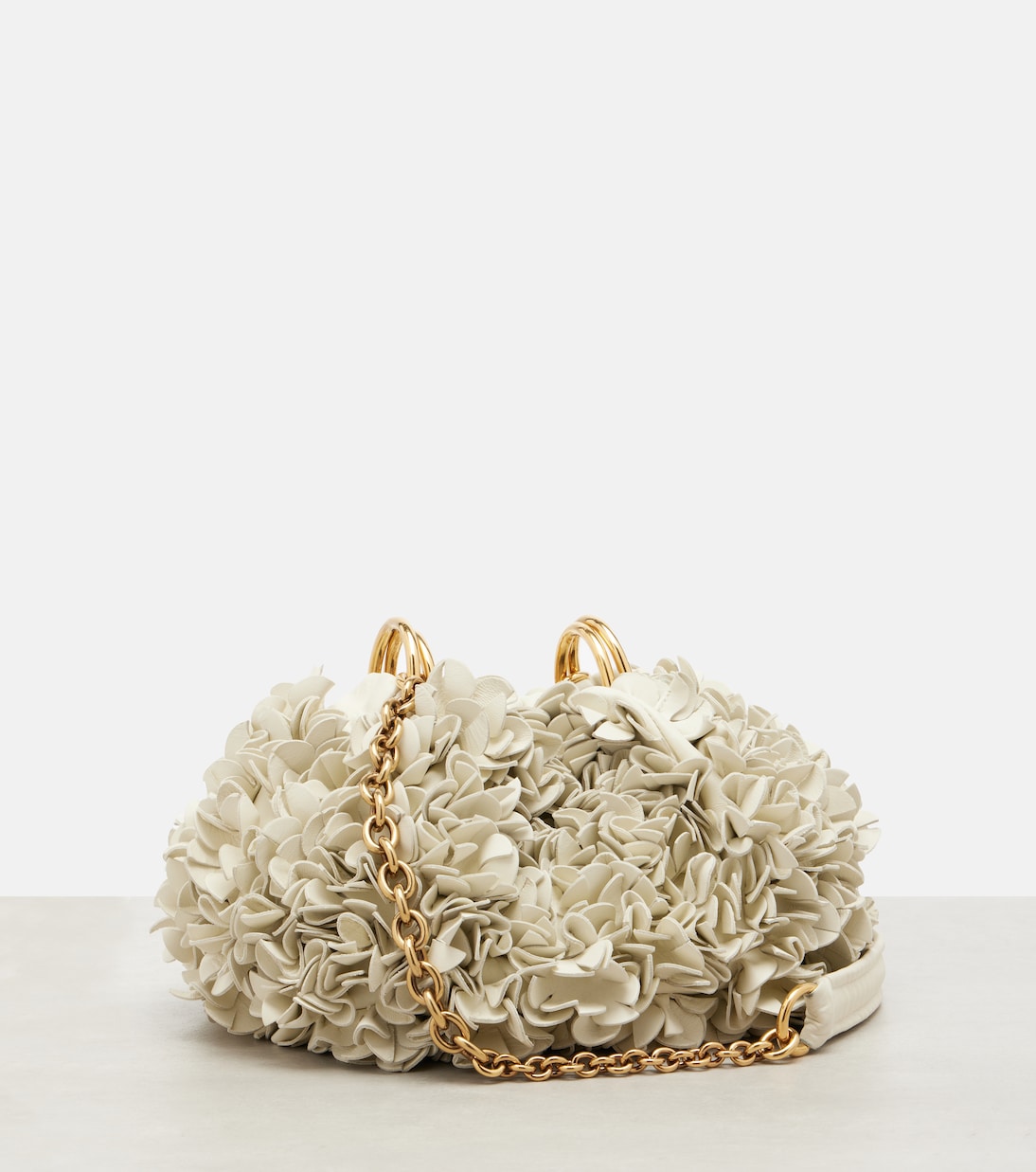 Sac Chloé Plissé en cuir à fleurs | Chloé