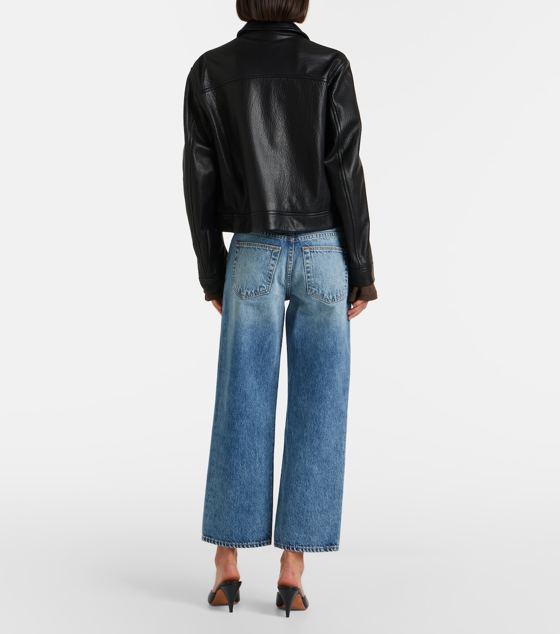 Hunter cropped straight jeans | Slvrlake
