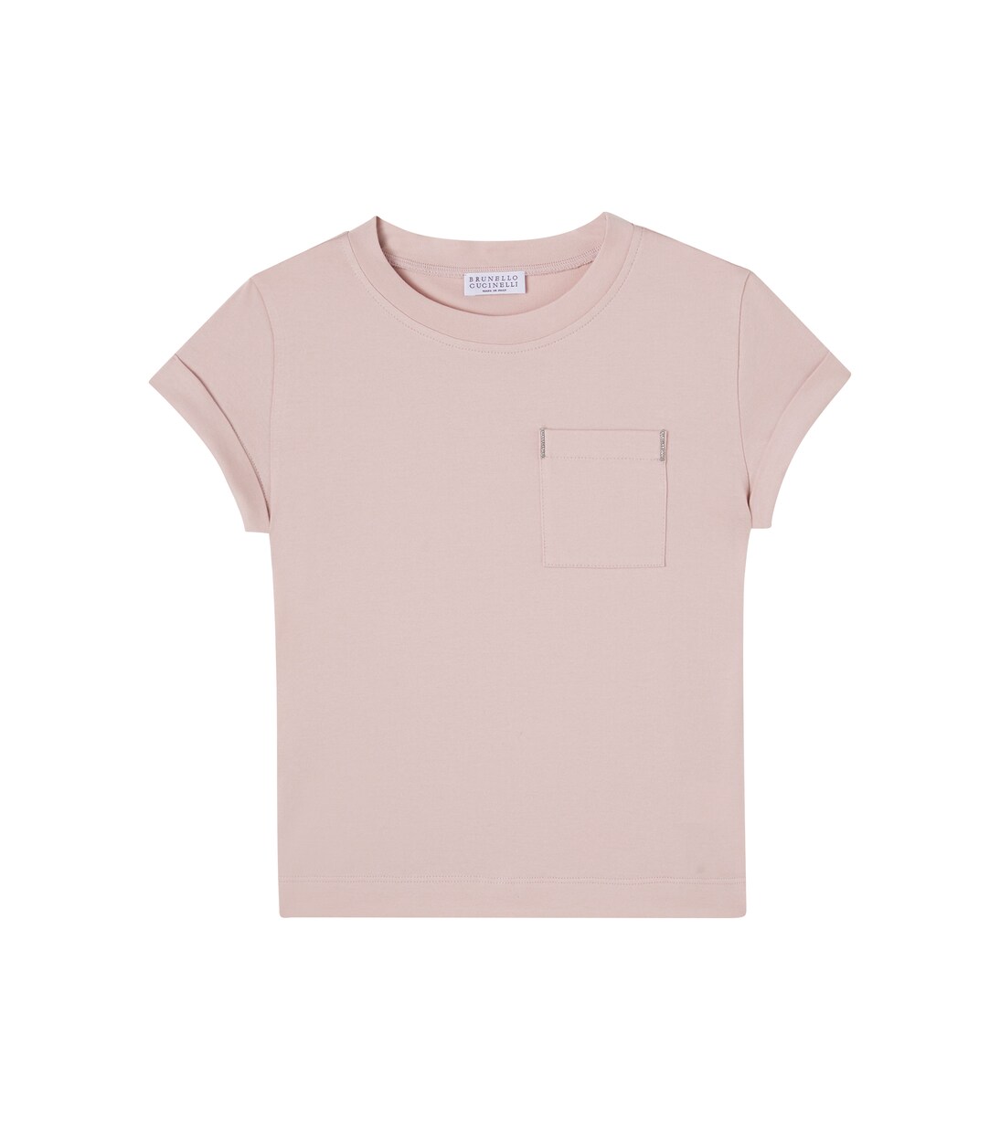T-Shirt Monili aus Baumwoll-Jersey | Brunello Cucinelli Kids