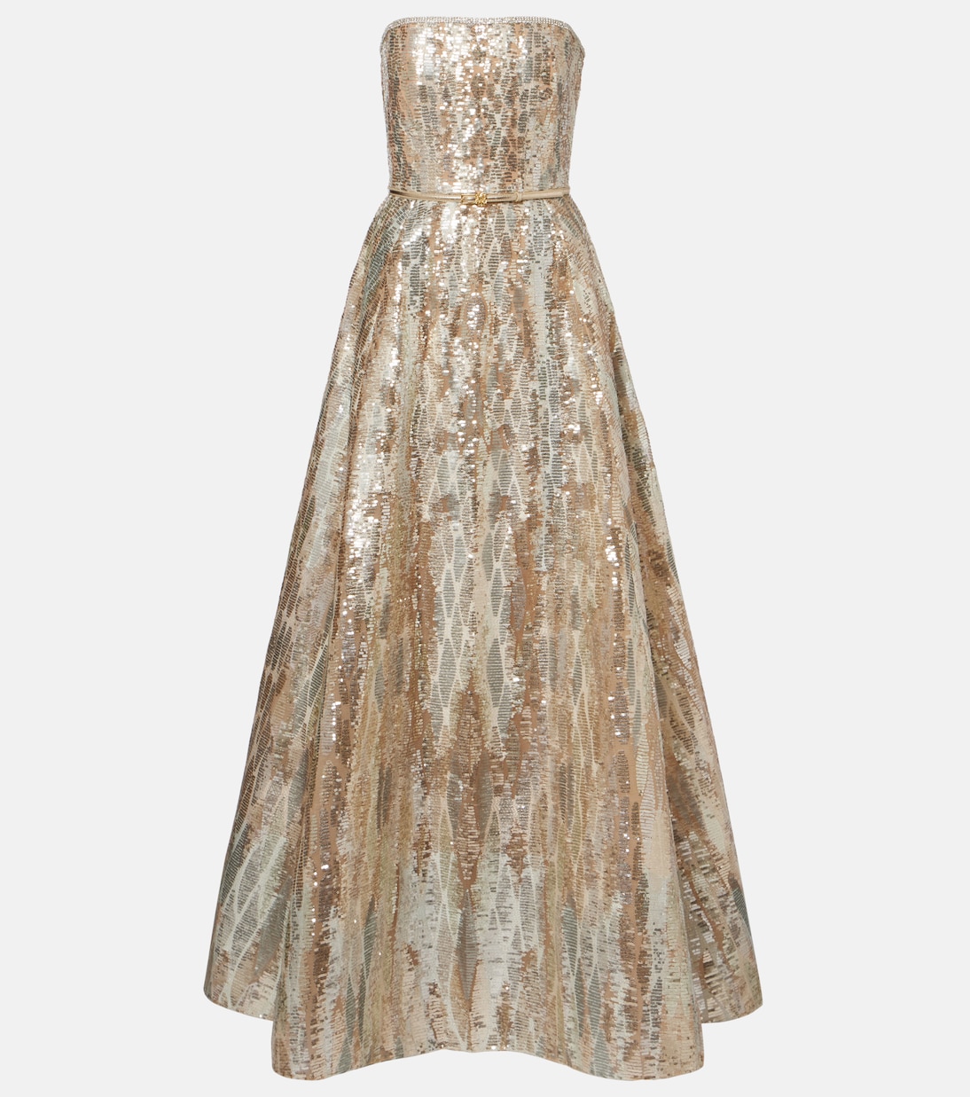 Sequined bustier gown | Elie Saab