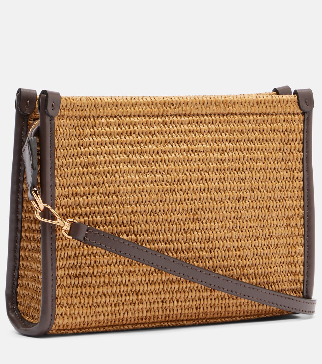 Bestickte Schultertasche aus Raffiabast | Etro