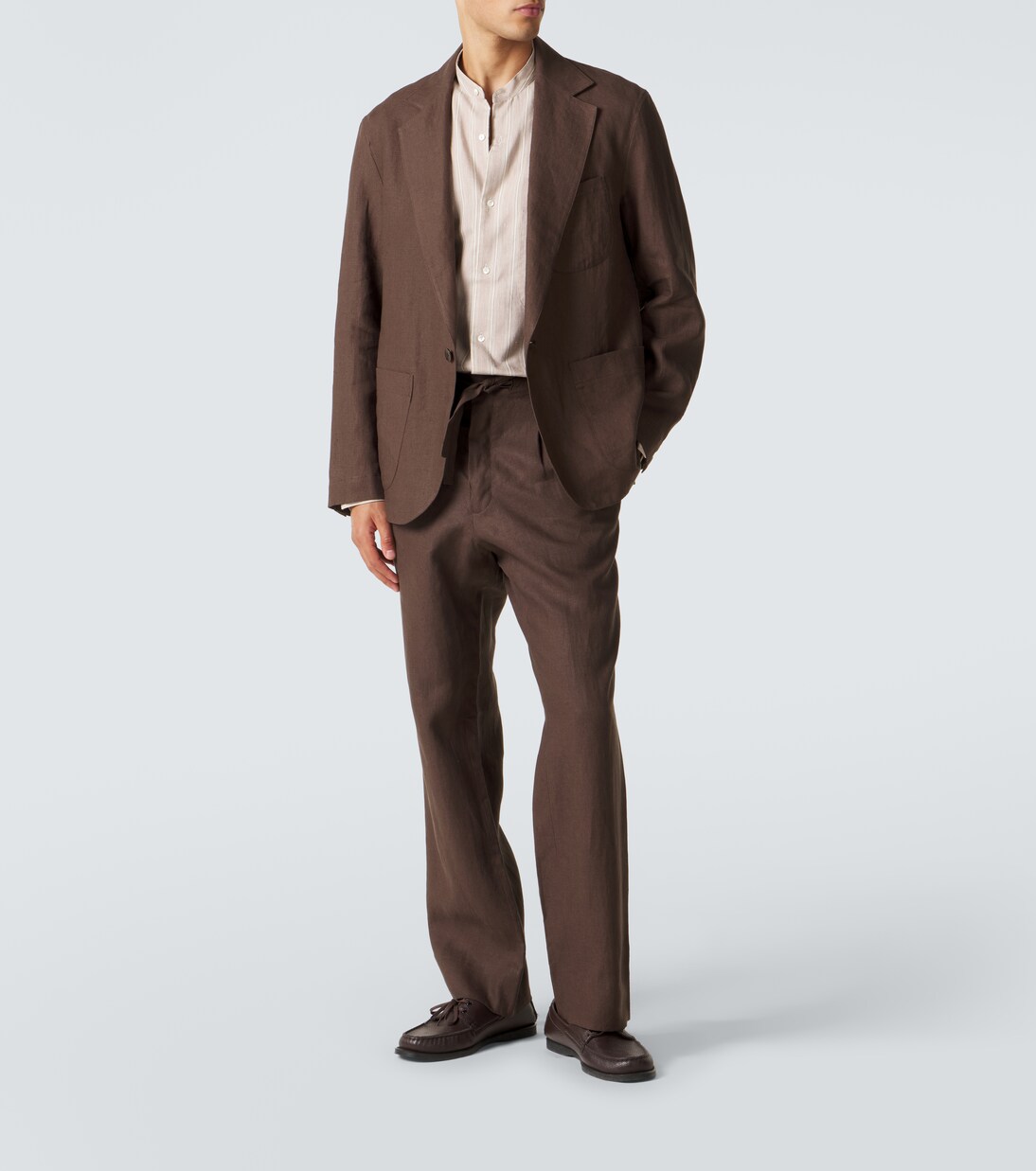 Linen straight pants | Stòffa