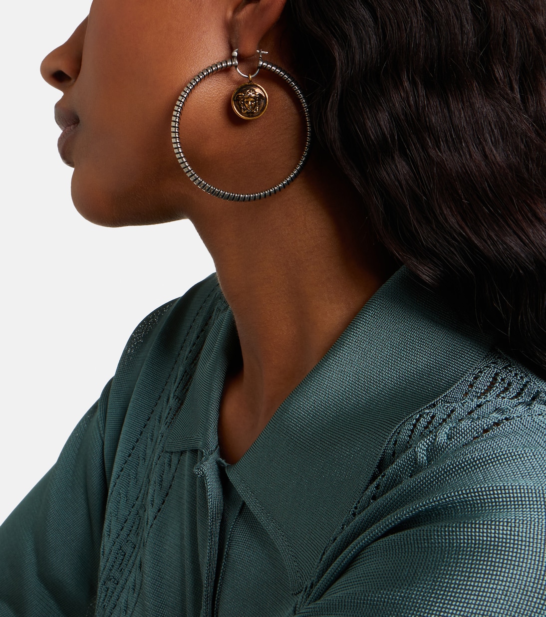 925 sterling silver earrings | Versace