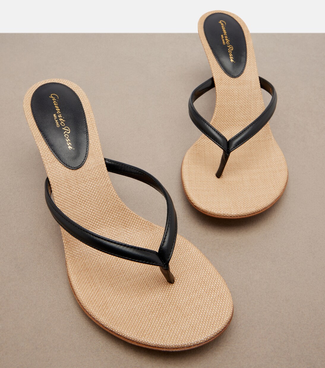 Calypso leather thong sandals | Gianvito Rossi
