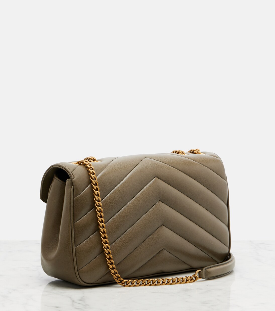 Sac porté épaule Loulou Medium en cuir | Saint Laurent