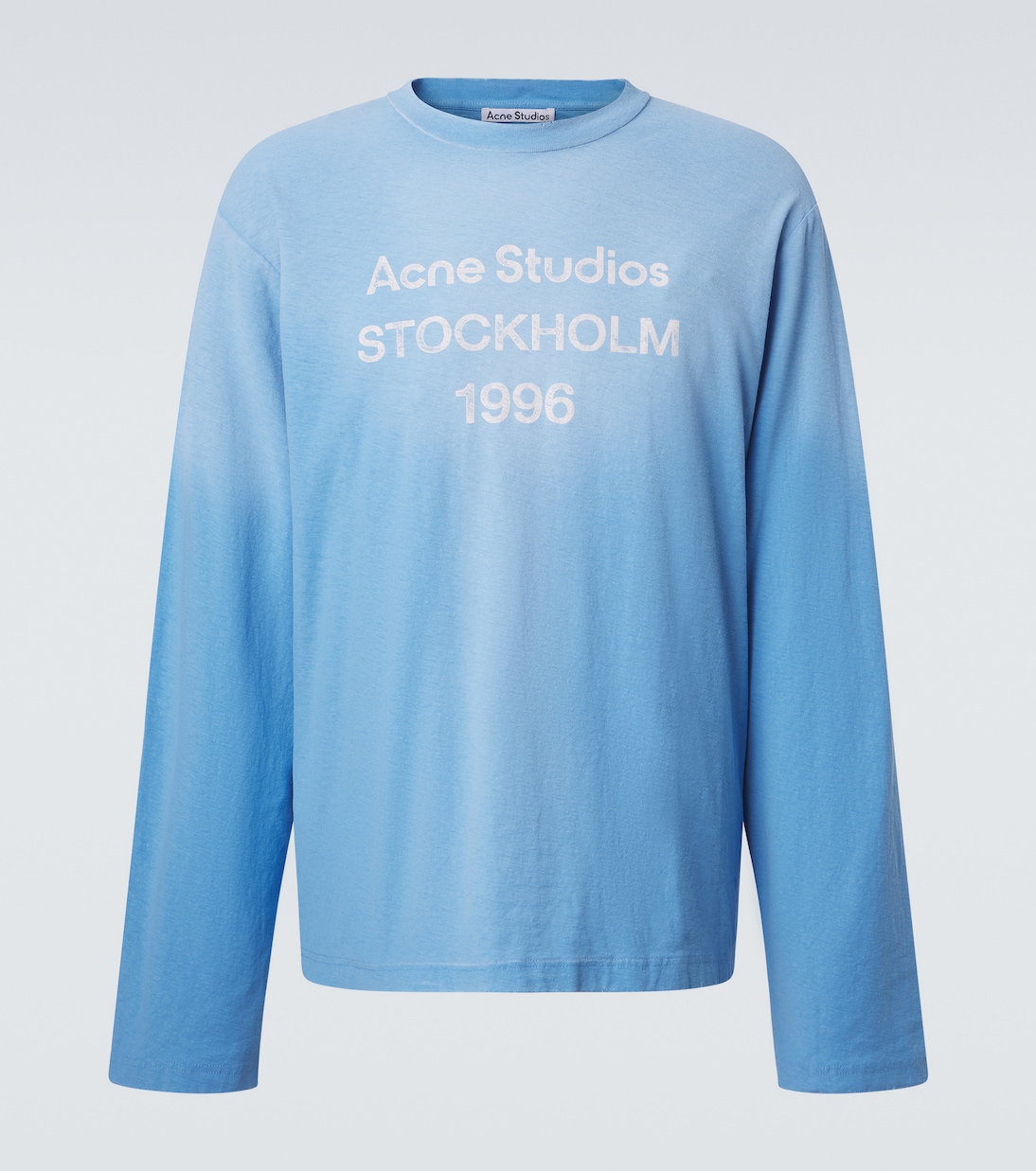 Distressed cotton-blend jersey T-shirt | Acne Studios