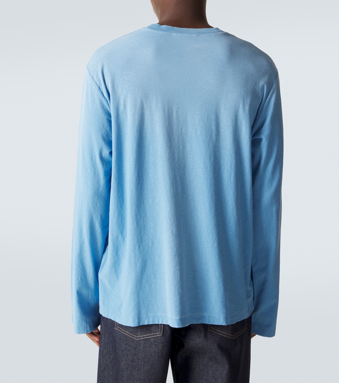 Distressed cotton-blend jersey T-shirt | Acne Studios