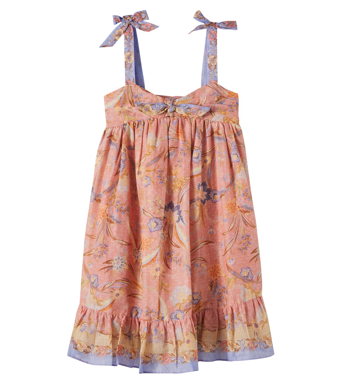 Indra bow-detail floral cotton dress | Zimmermann Kids