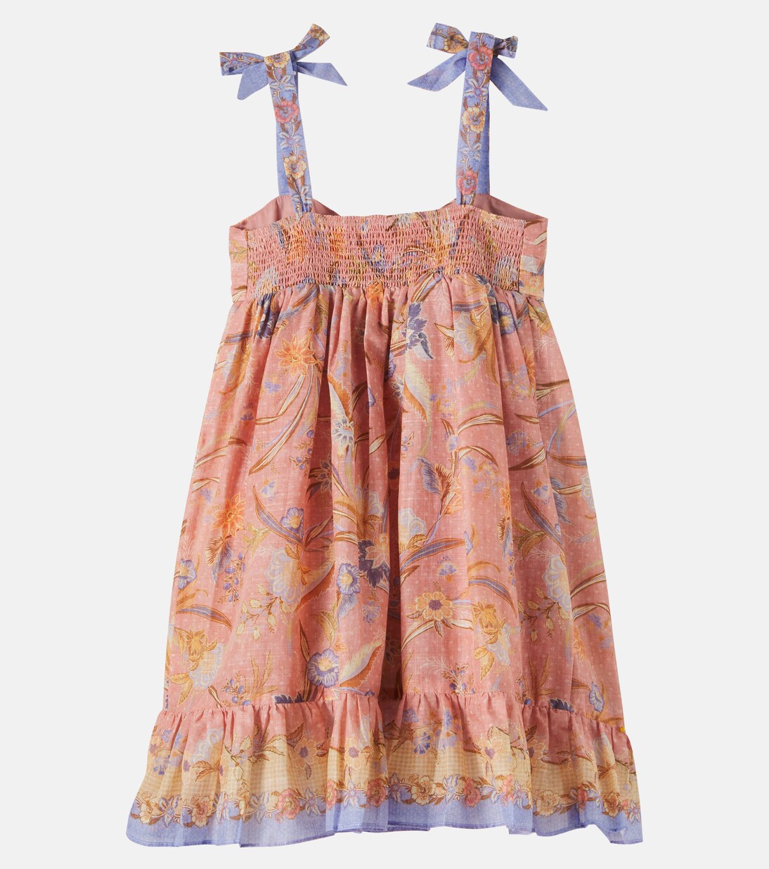Indra bow-detail floral cotton dress | Zimmermann Kids