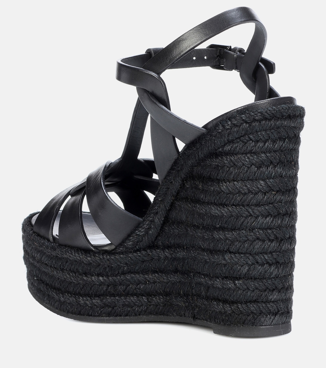 Sandalias con cuña Tribute 130 de piel | Saint Laurent