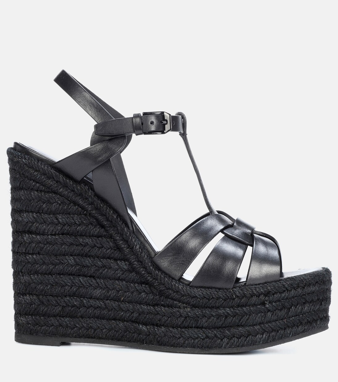 Sandalias con cuña Tribute 130 de piel | Saint Laurent