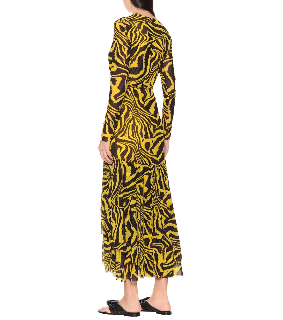 Robe portefeuille imprimée | Ganni