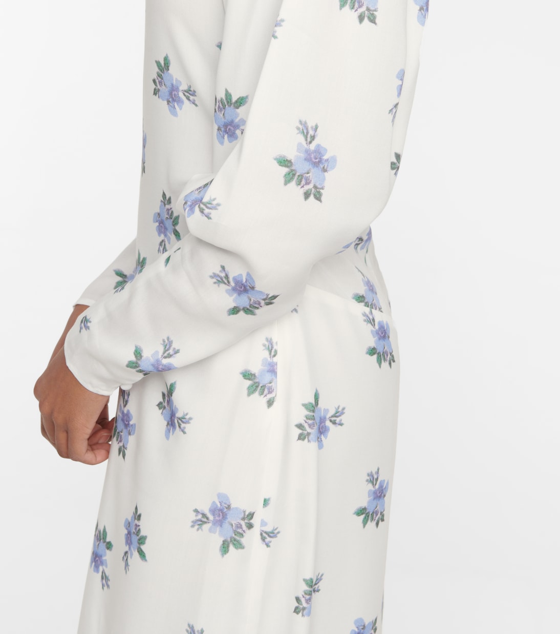 Robe midi Bagenia à fleurs | Isabel Marant