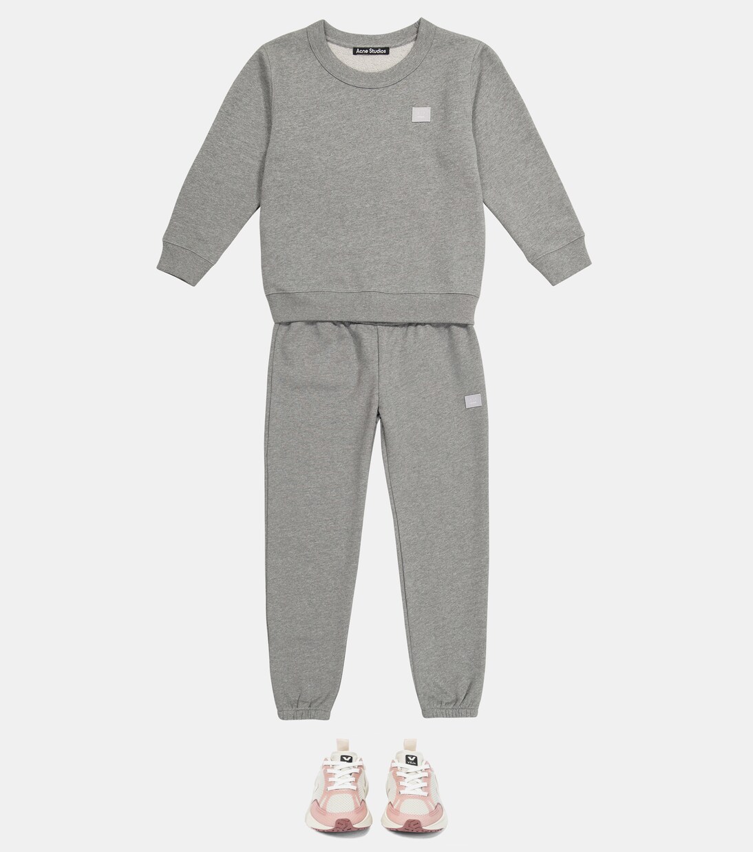 Mini Fairview Face cotton sweatpants | Acne Studios Kids