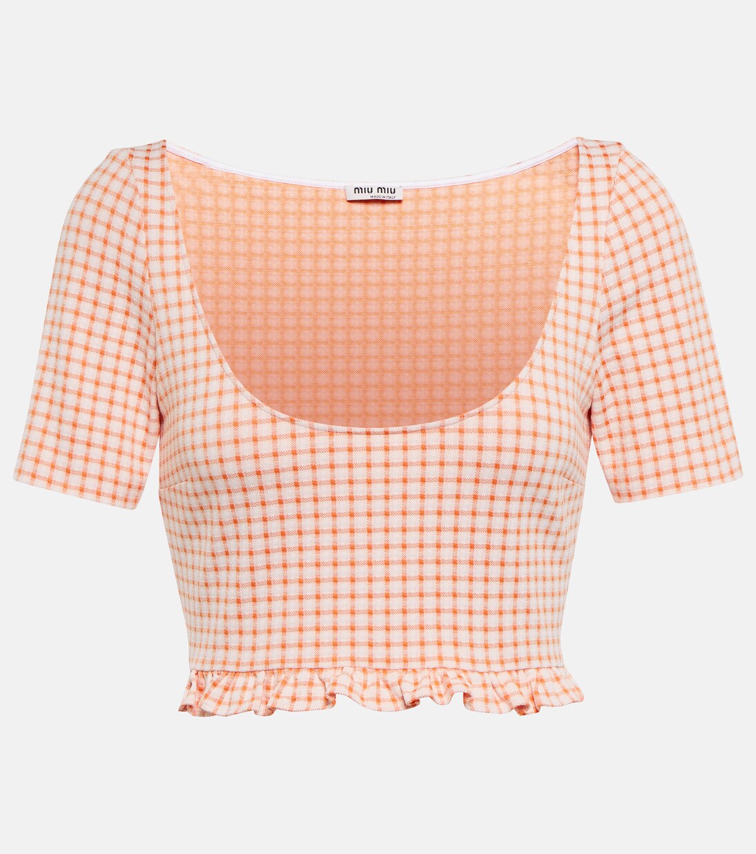 Cropped-Top | Miu Miu