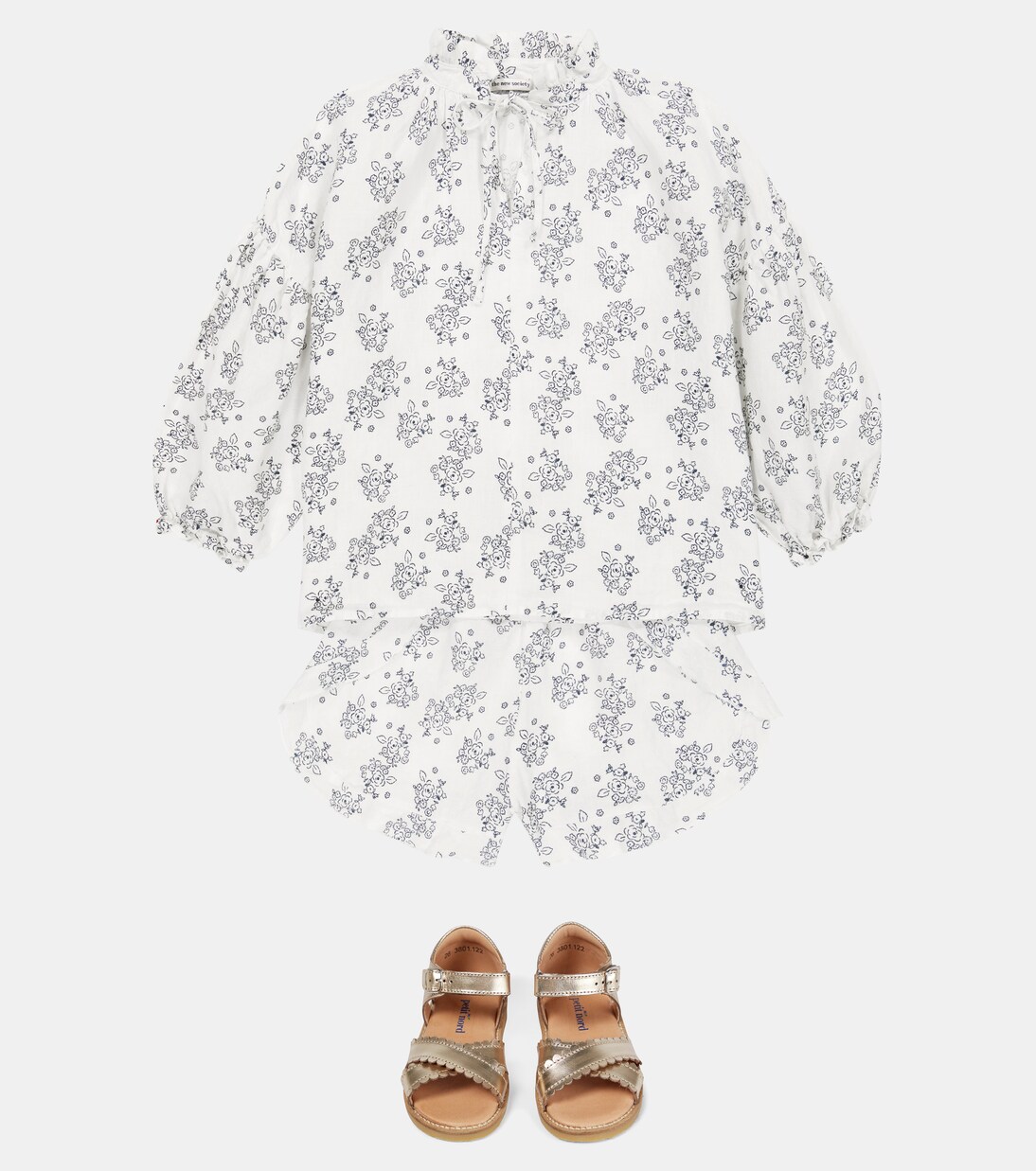 Olivia floral linen blouse | The New Society