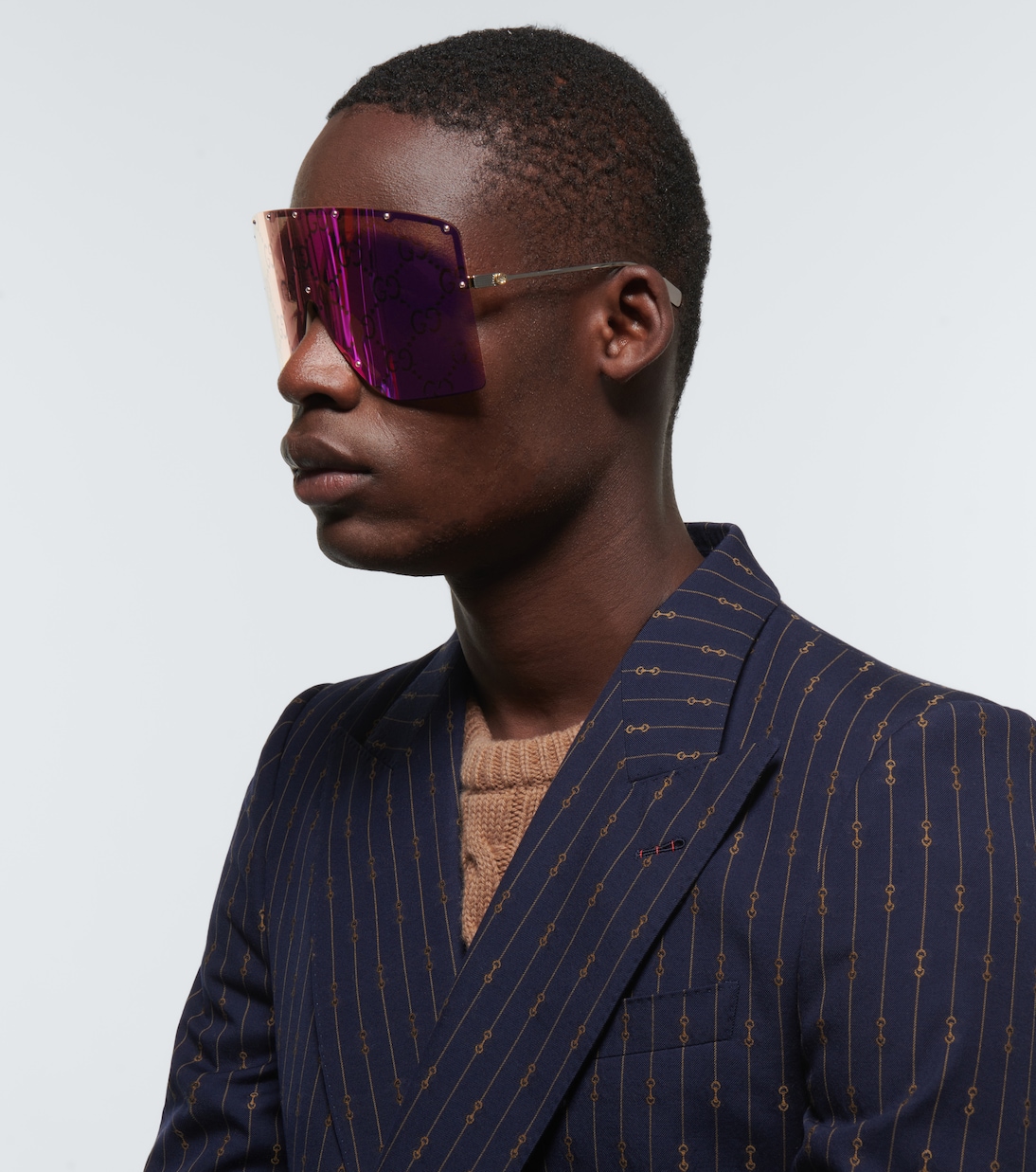 Mask-frame sunglasses | Gucci