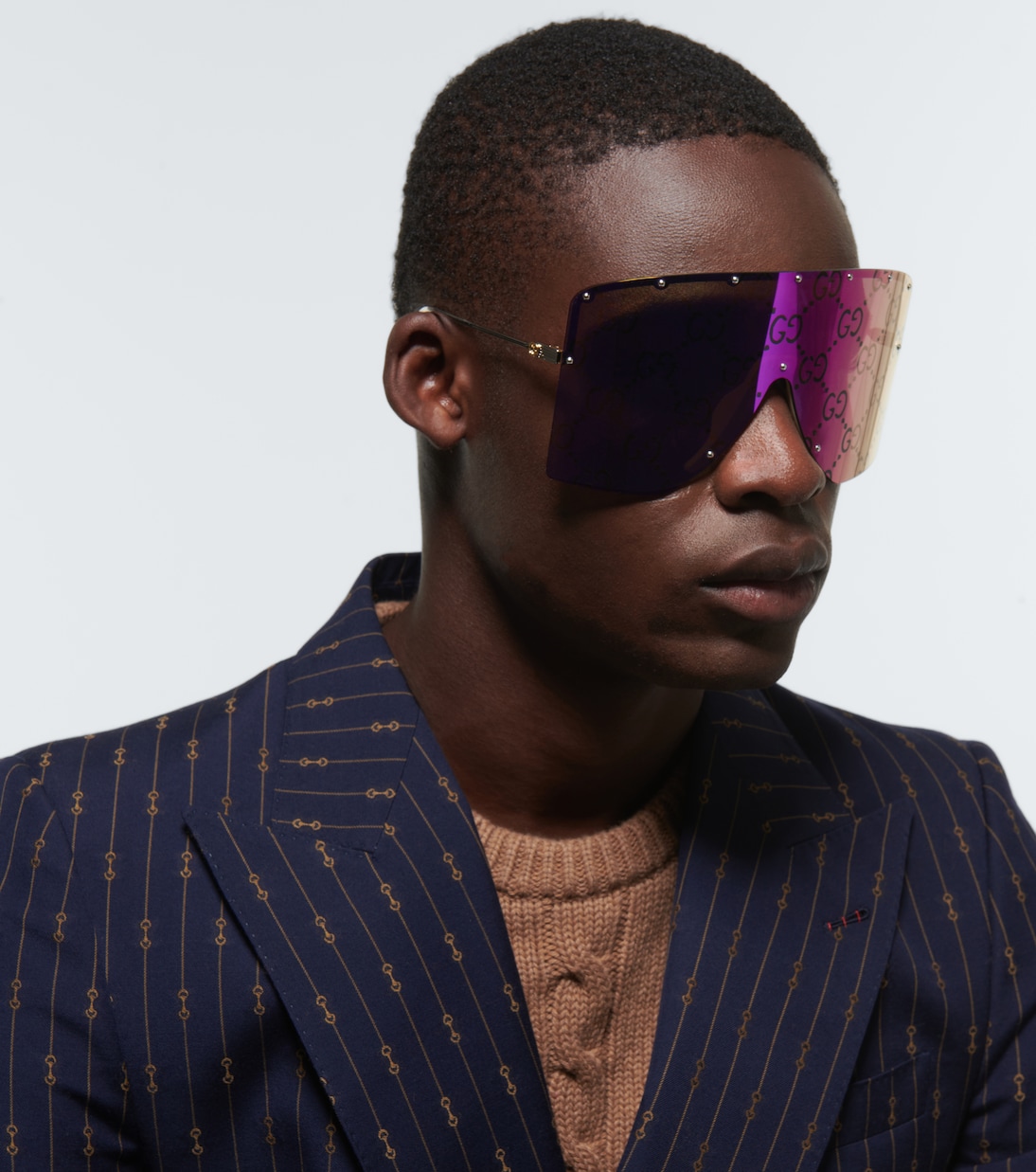 Mask-frame sunglasses | Gucci