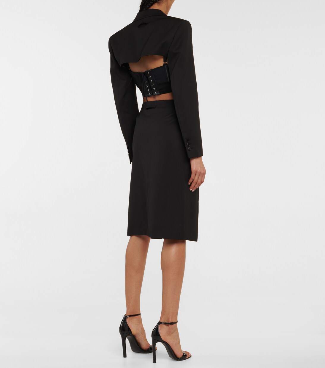 X Lotta Volkova High-Rise Shorts | Jean Paul Gaultier