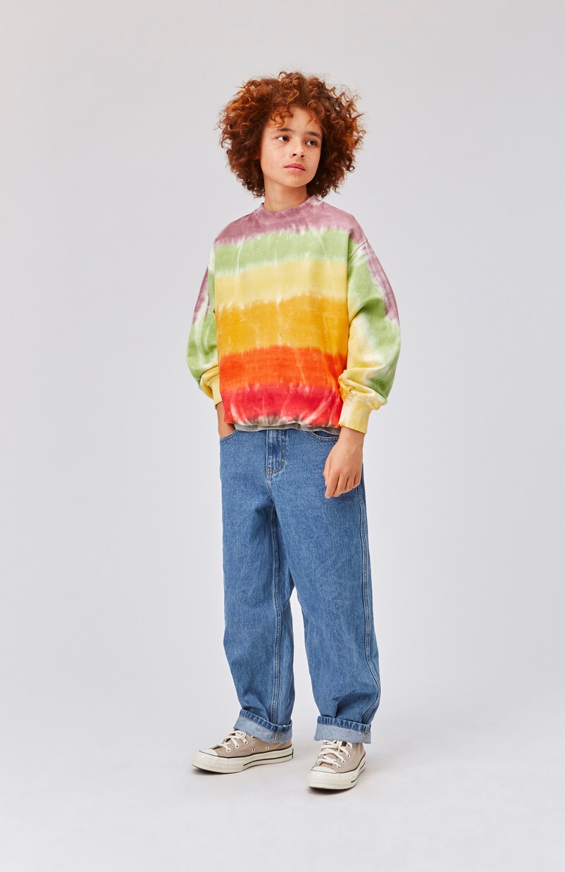 Sweat-shirt Monti rayé en coton | Molo