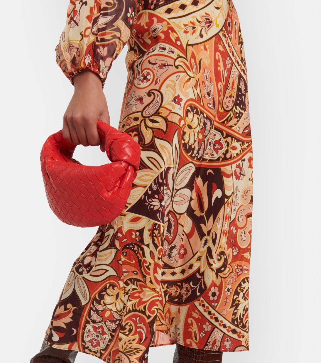 Kamilla printed georgette maxi dress | Rixo