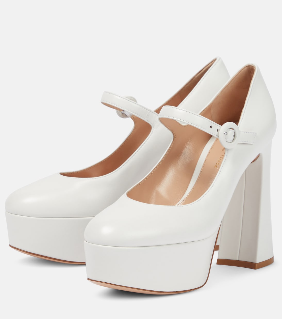 Mary-Jane-Pumps aus Leder | Gianvito Rossi