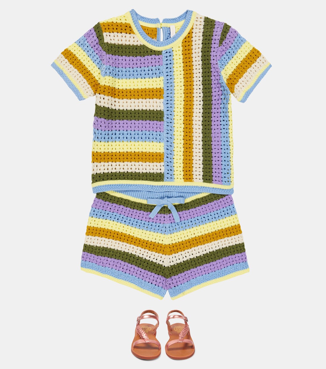 Halcyon striped cotton top | Zimmermann Kids