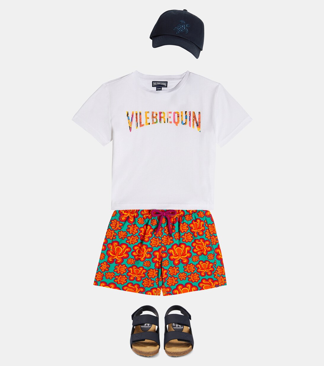 Jirise printed swim trunks | Vilebrequin Kids