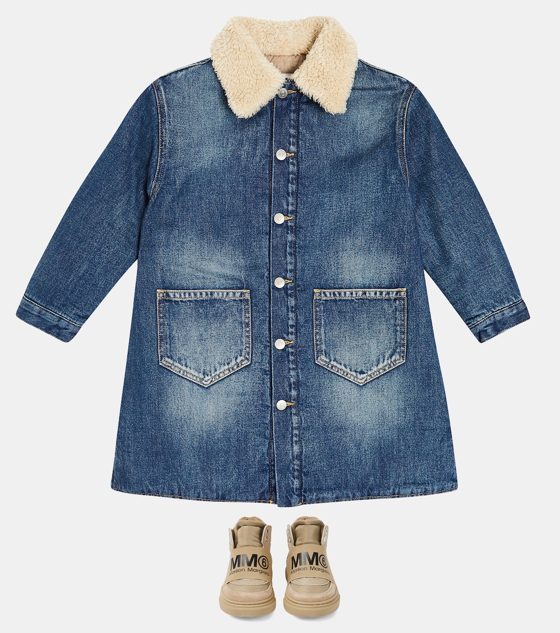 Denim coat | MM6 Maison Margiela Kids