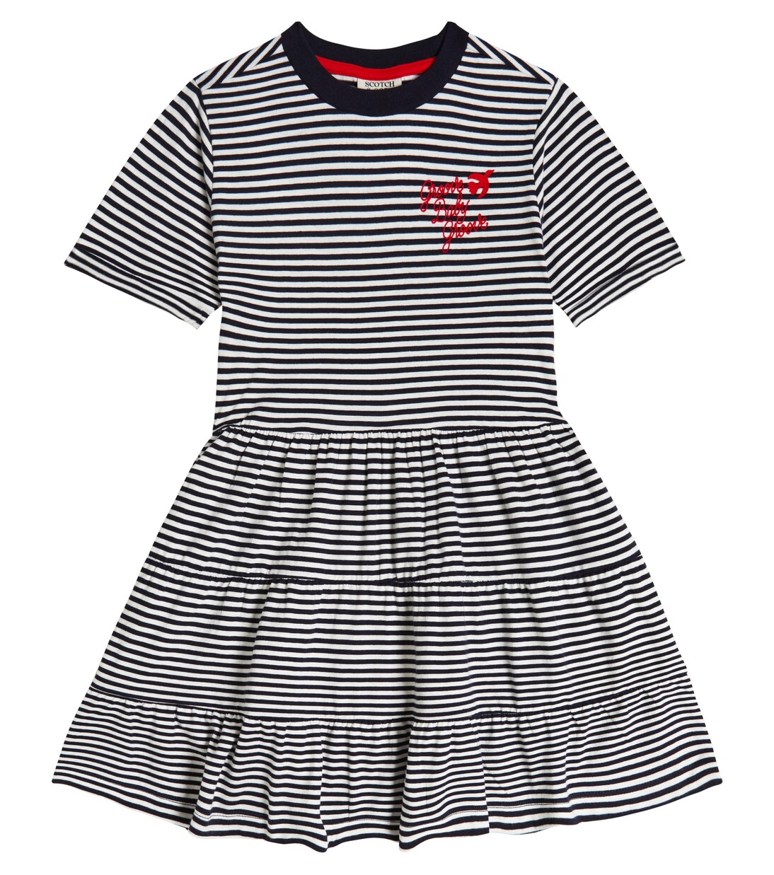 Striped cotton jersey dress | Scotch & Soda Kids