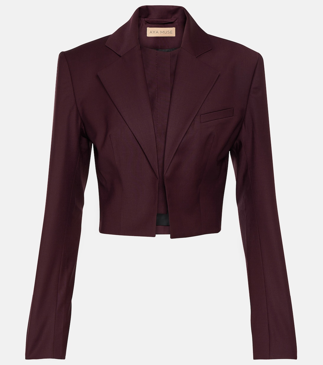 Cropped-Blazer Sylva aus Wolle | Aya Muse