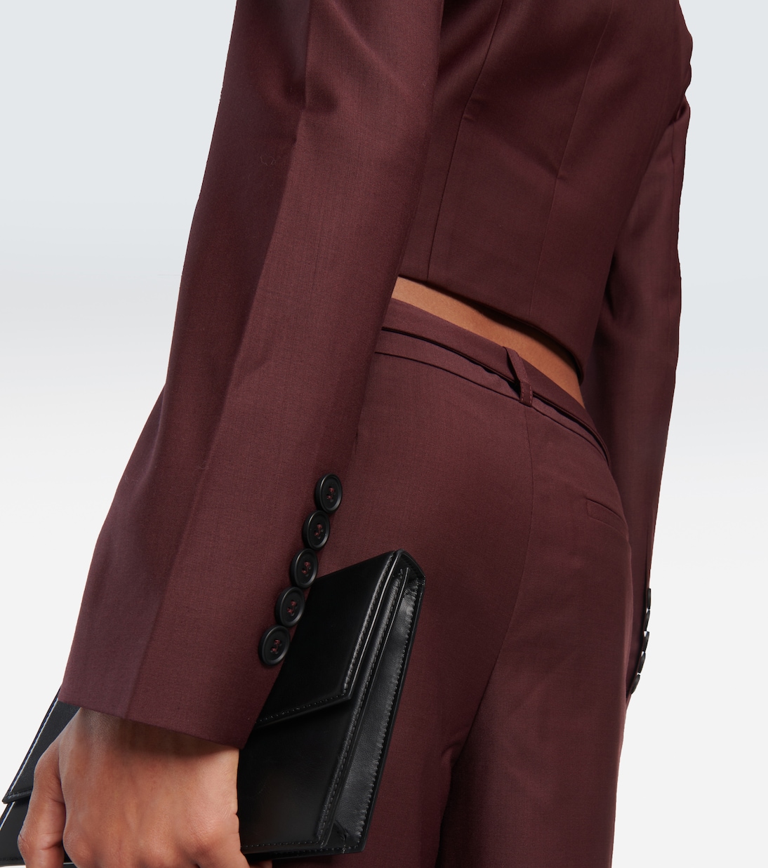 Cropped-Blazer Sylva aus Wolle | Aya Muse