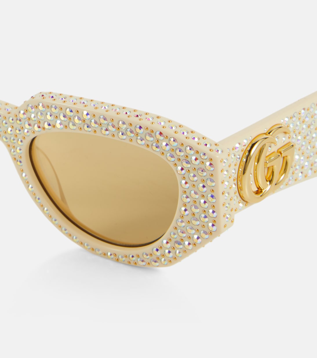Gafas de sol ovaladas con cristales | Gucci