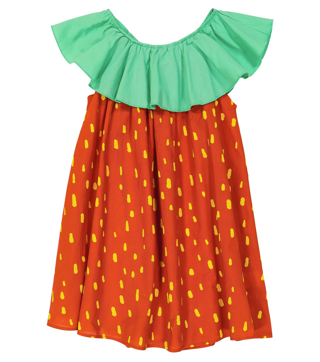 Robe Strawberry en coton | Stella McCartney Kids