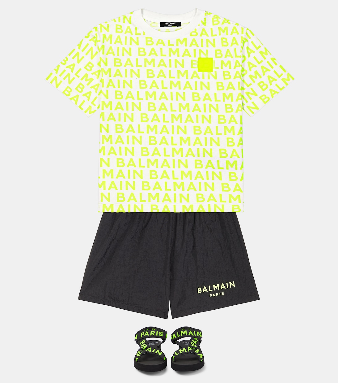 Logo cotton jersey T-shirt | Balmain Kids