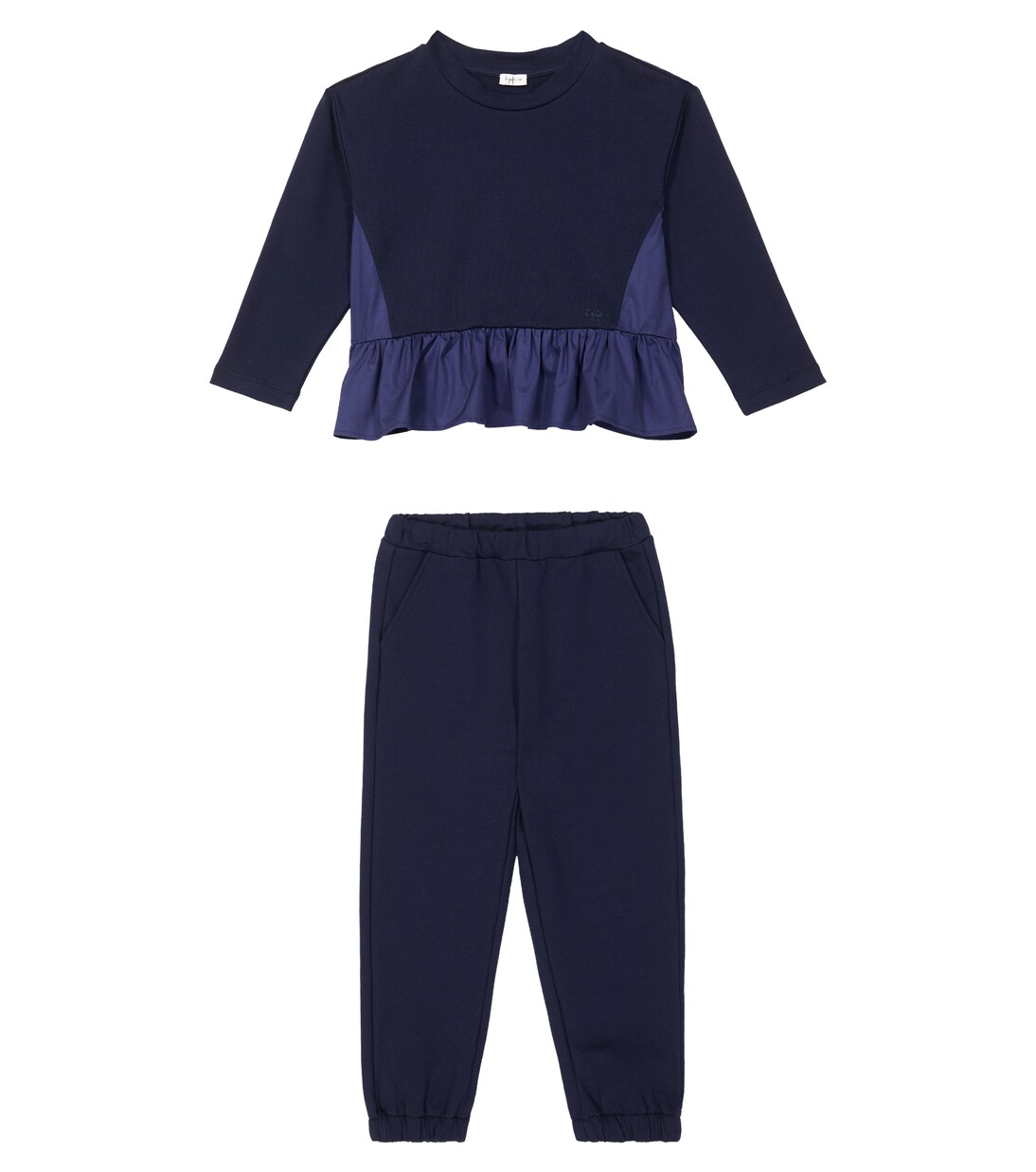 Cotton-blend sweatshirt and sweatpants set | Il Gufo