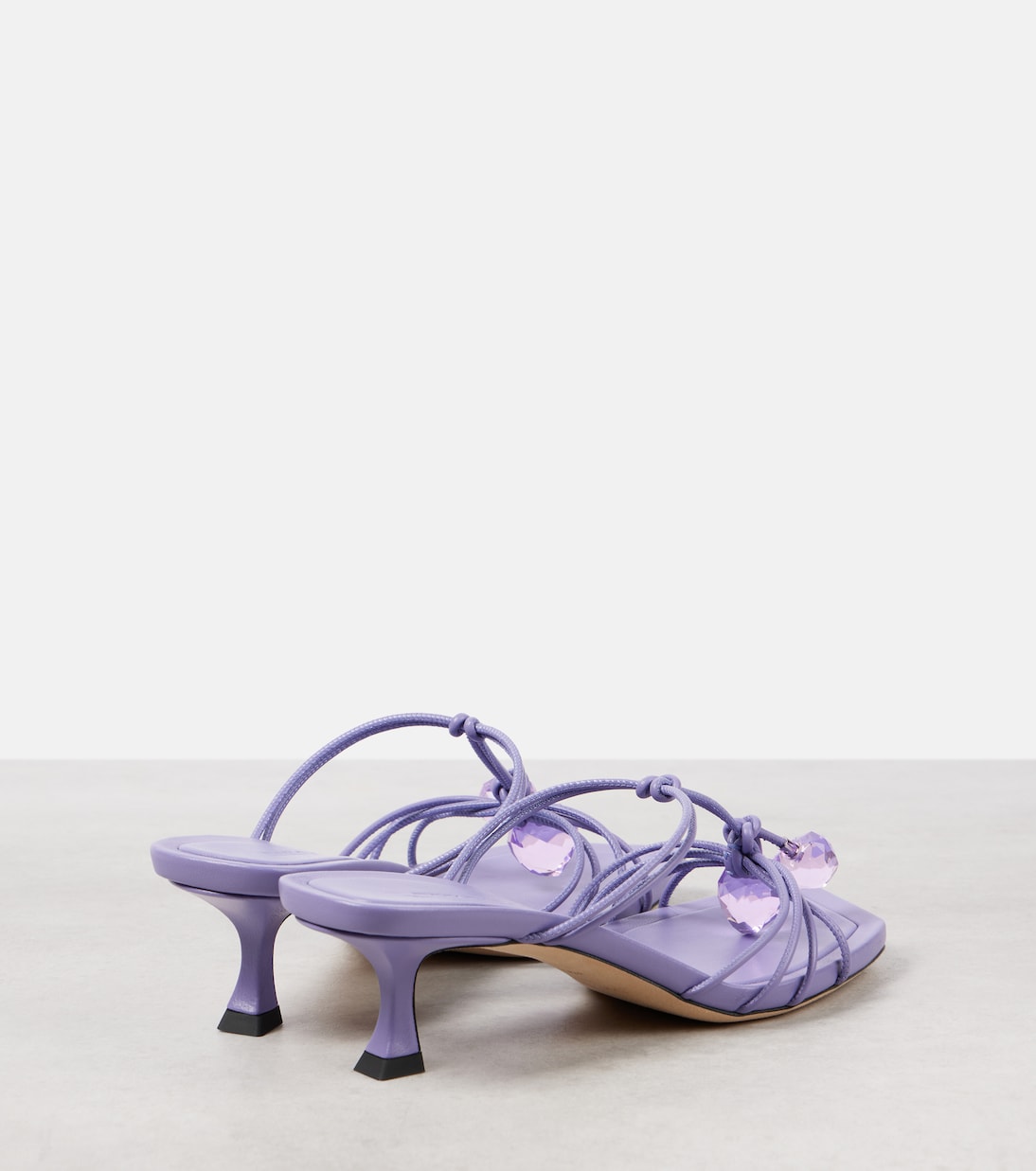 Jemma 50 embellished leather mules | Jimmy Choo