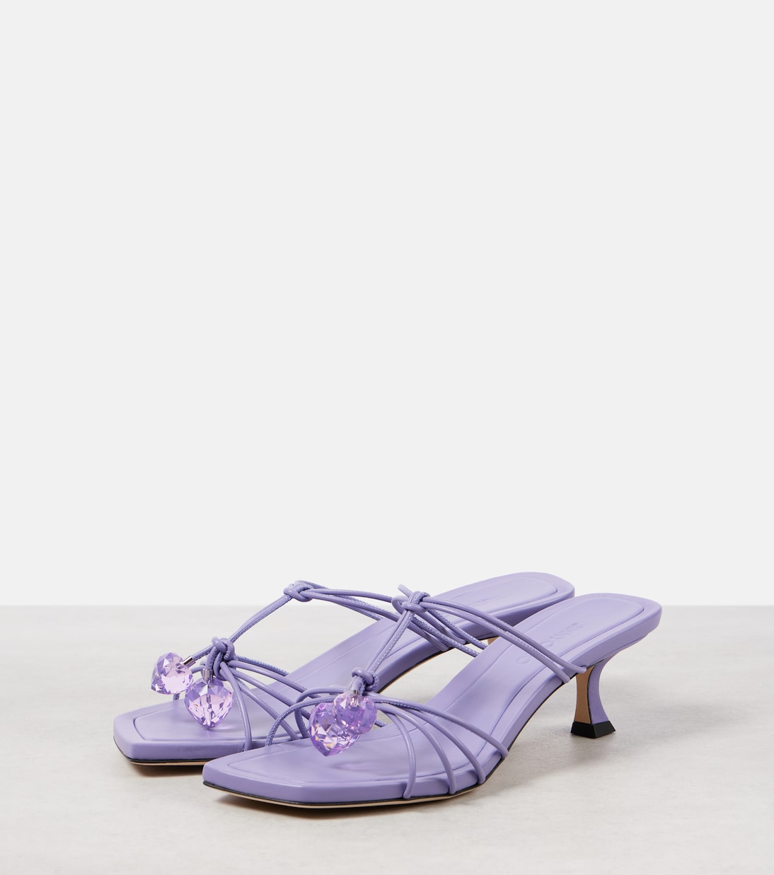 Jemma 50 embellished leather mules | Jimmy Choo