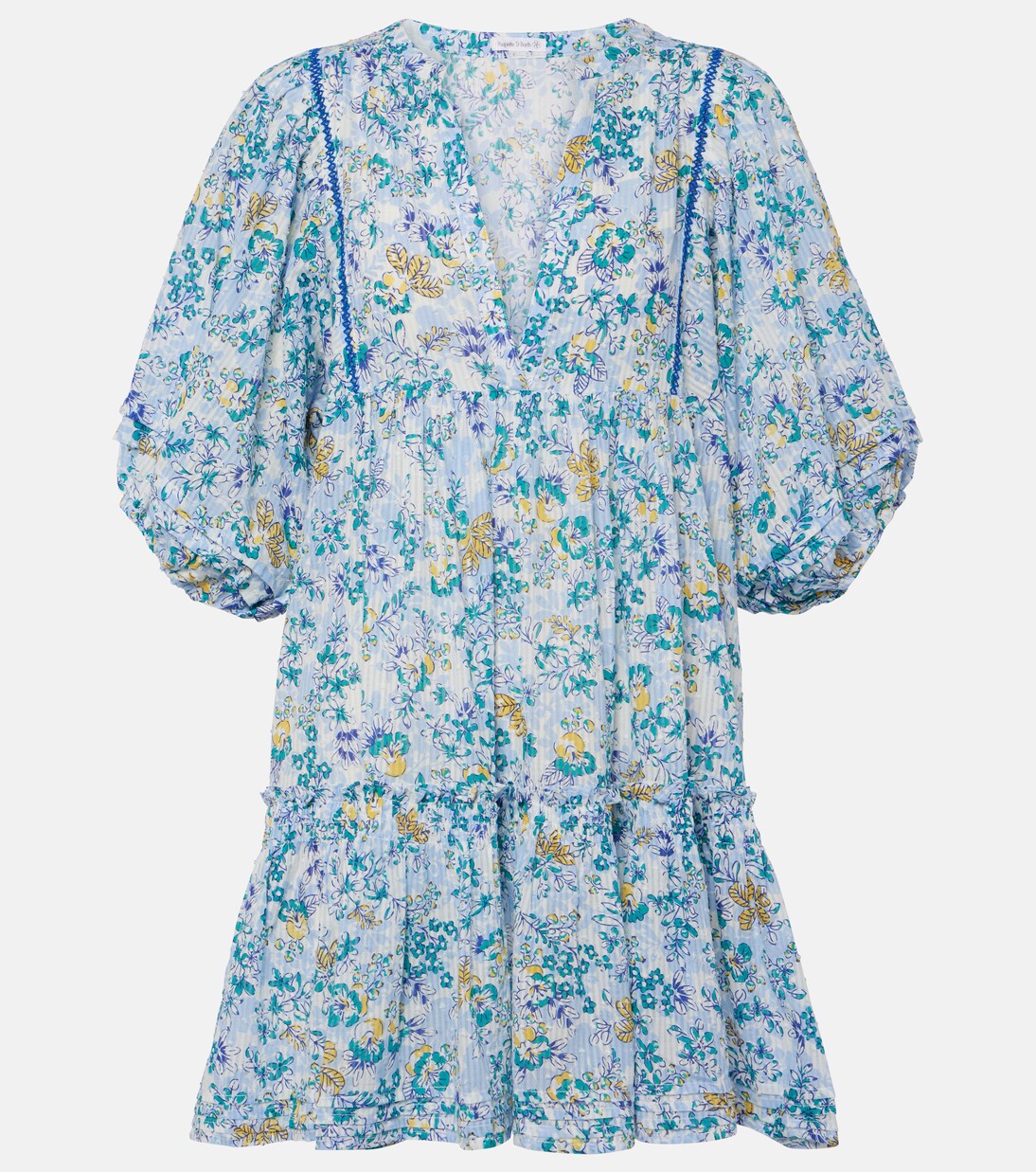 Robe Aria en coton à fleurs | Poupette St Barth