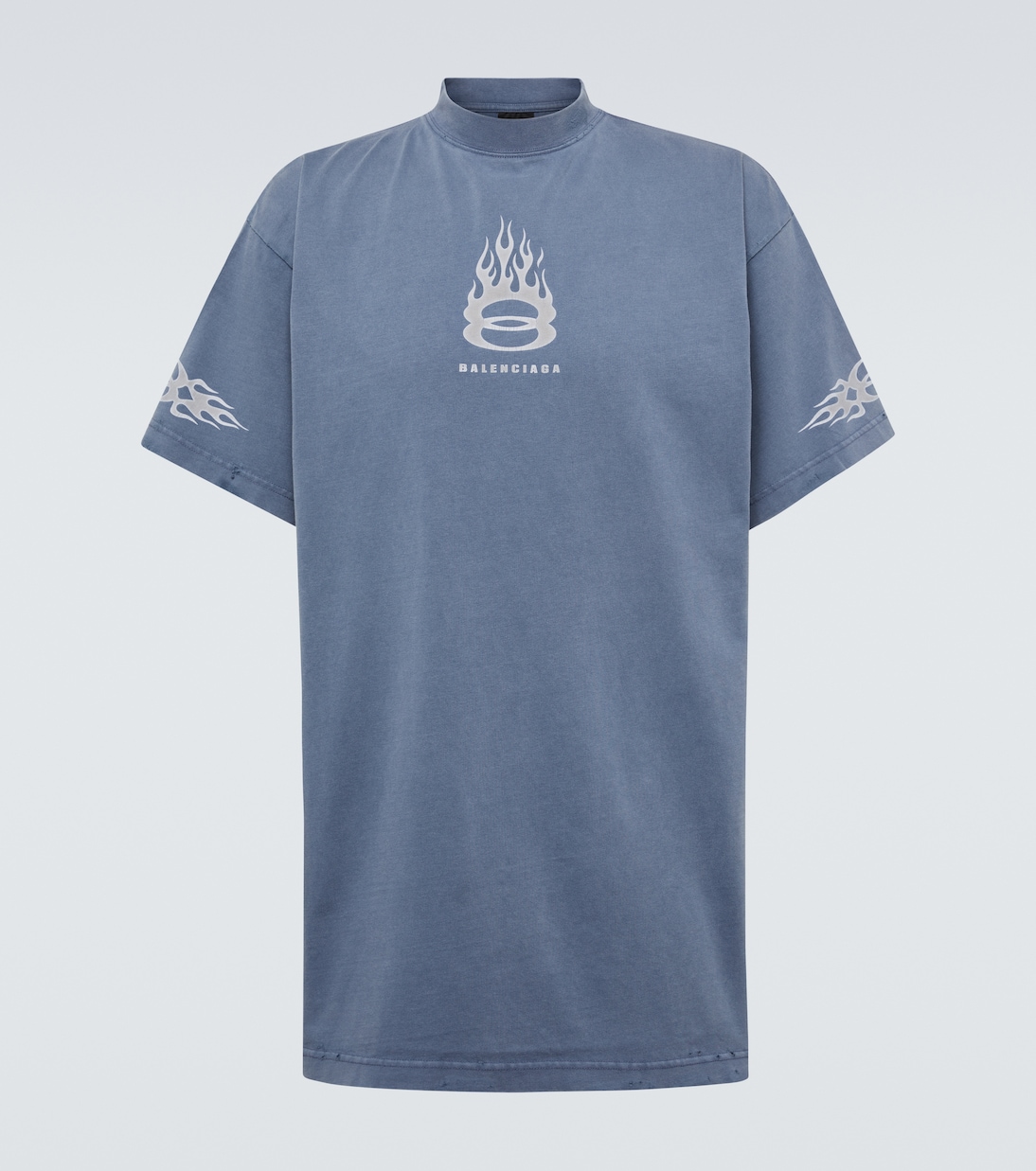 Burning Unity cotton jersey T-shirt | Balenciaga