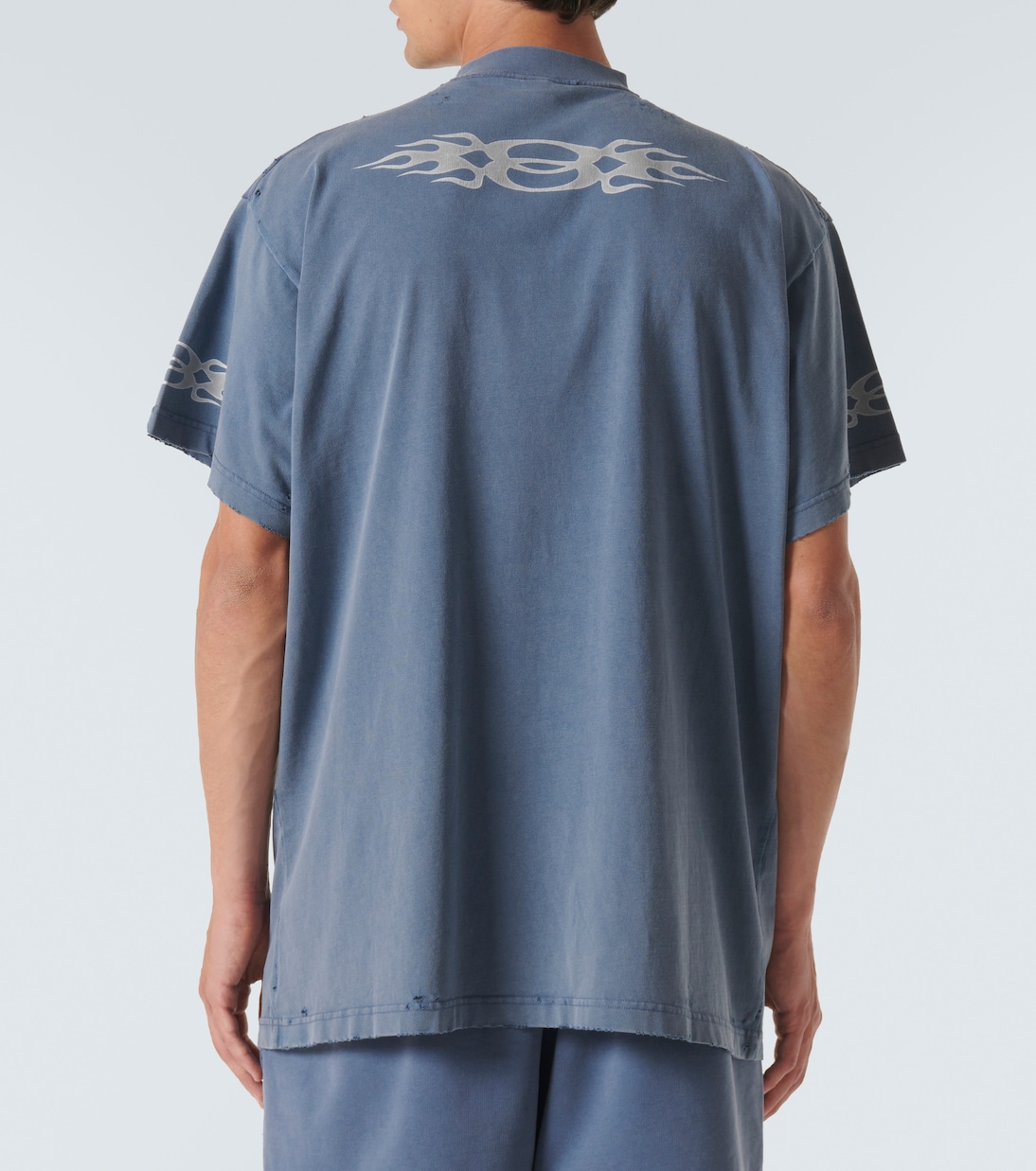 Burning Unity cotton jersey T-shirt | Balenciaga