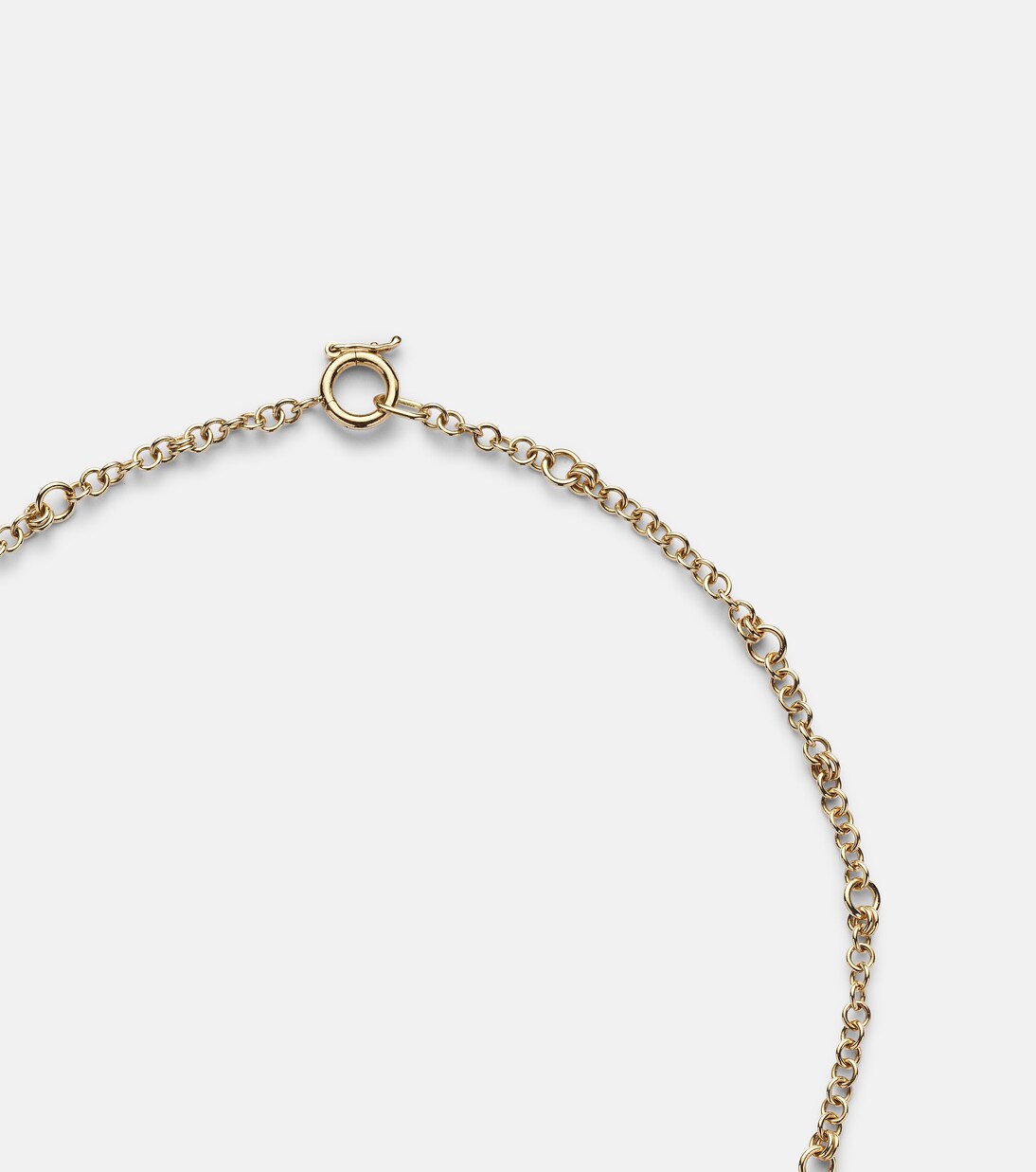 Halskette Gravity aus 18kt Gelbgold mit Diamanten und Smaragden | Spinelli Kilcollin