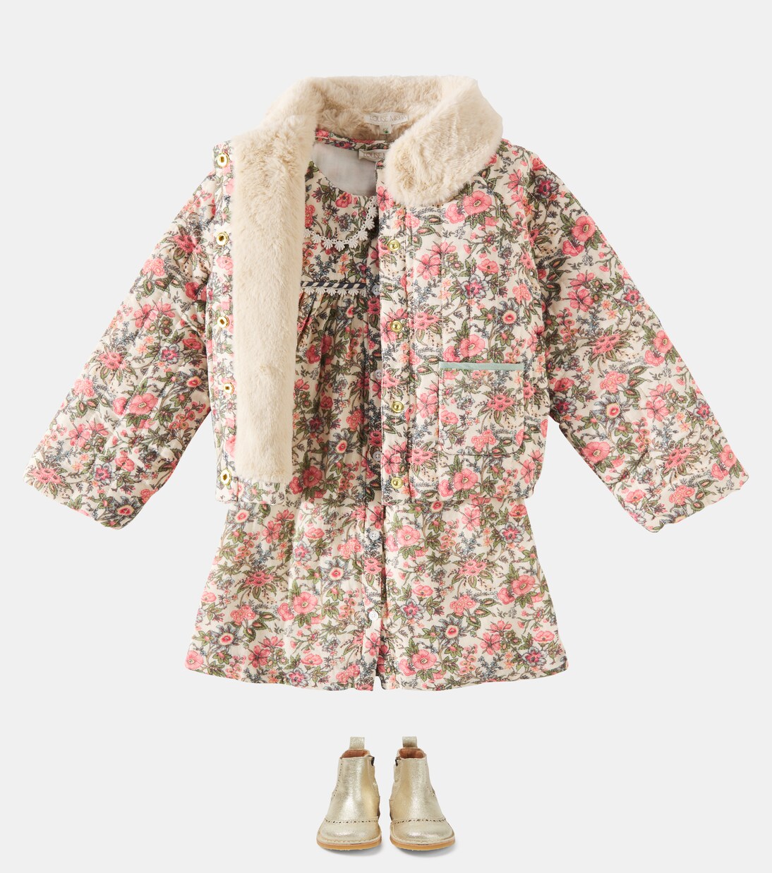 Robe Marlotta en coton à fleurs | Louise Misha