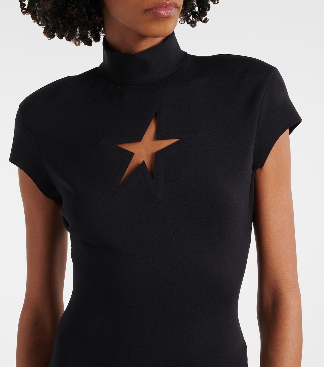 Abito corto Black Star con cut-out | Mugler