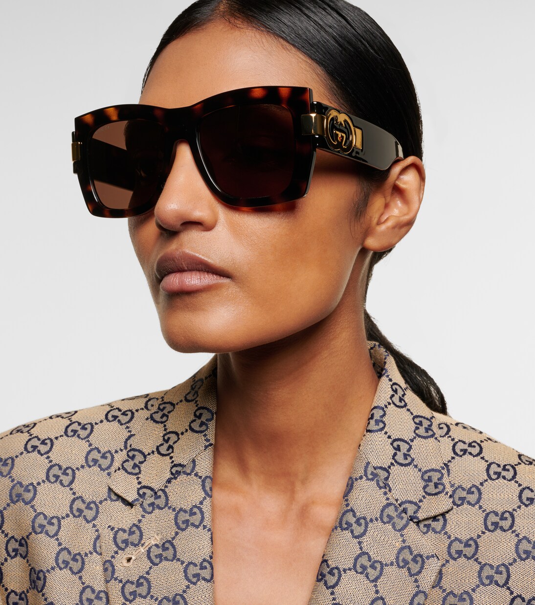 Interlocking G 스퀘어 선글라스 | Gucci