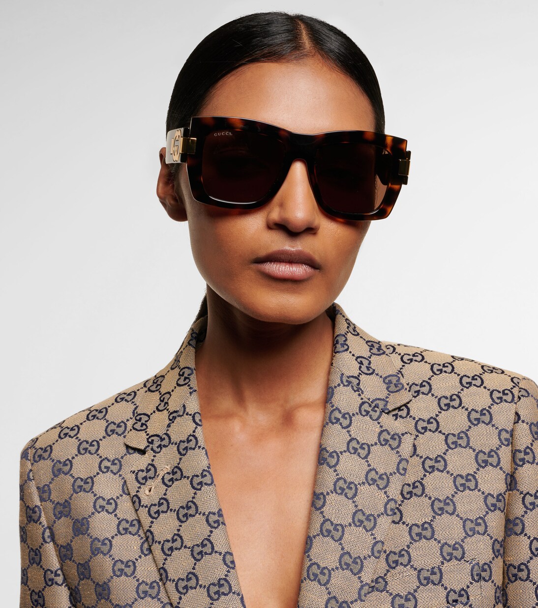 Interlocking G 스퀘어 선글라스 | Gucci