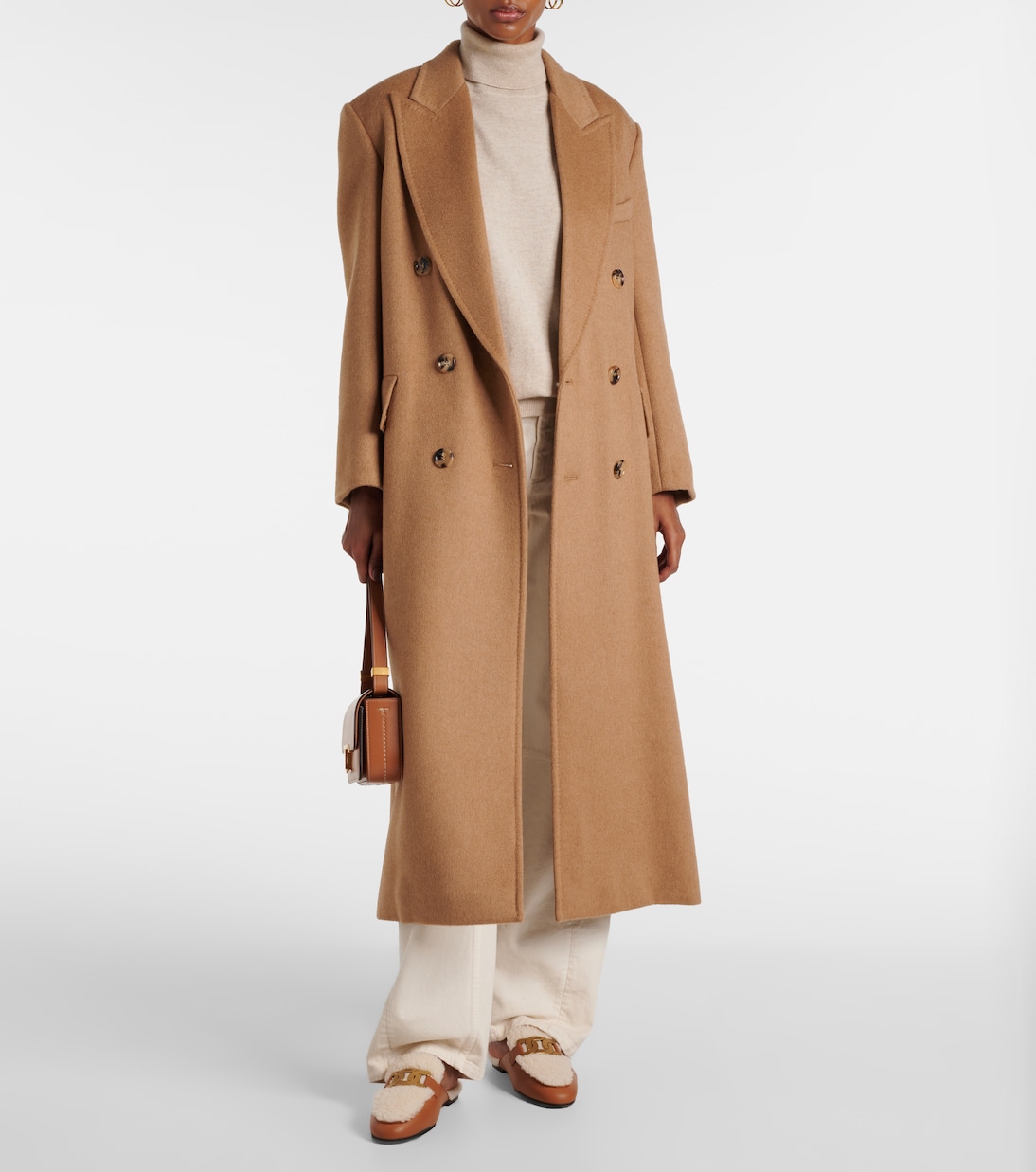 Catena shearling and leather mules | Tod's