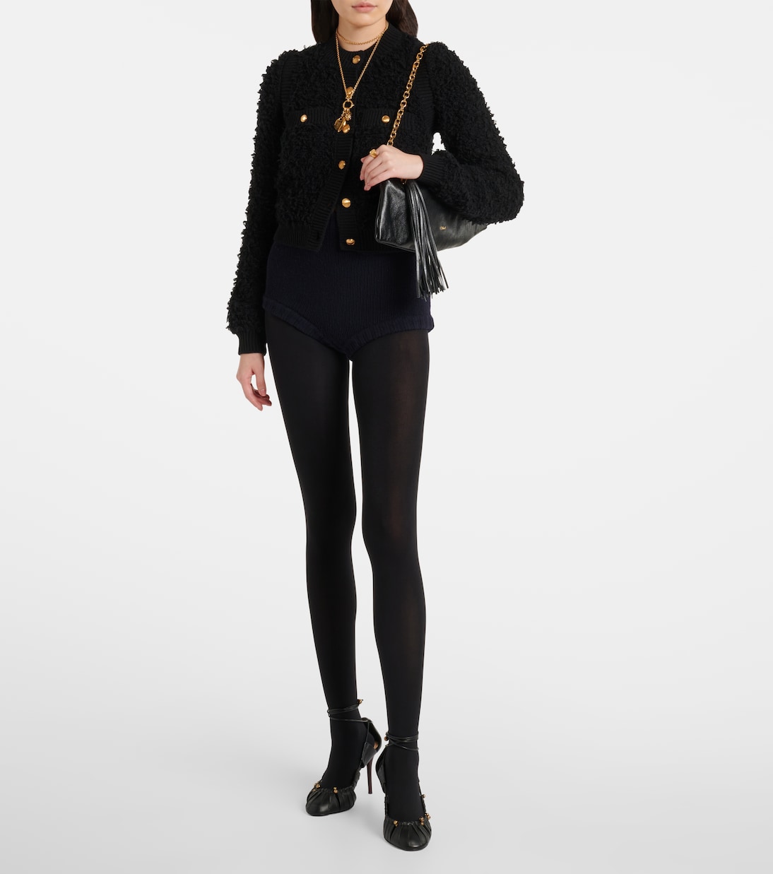 Foulard Small leather shoulder bag | Chloé