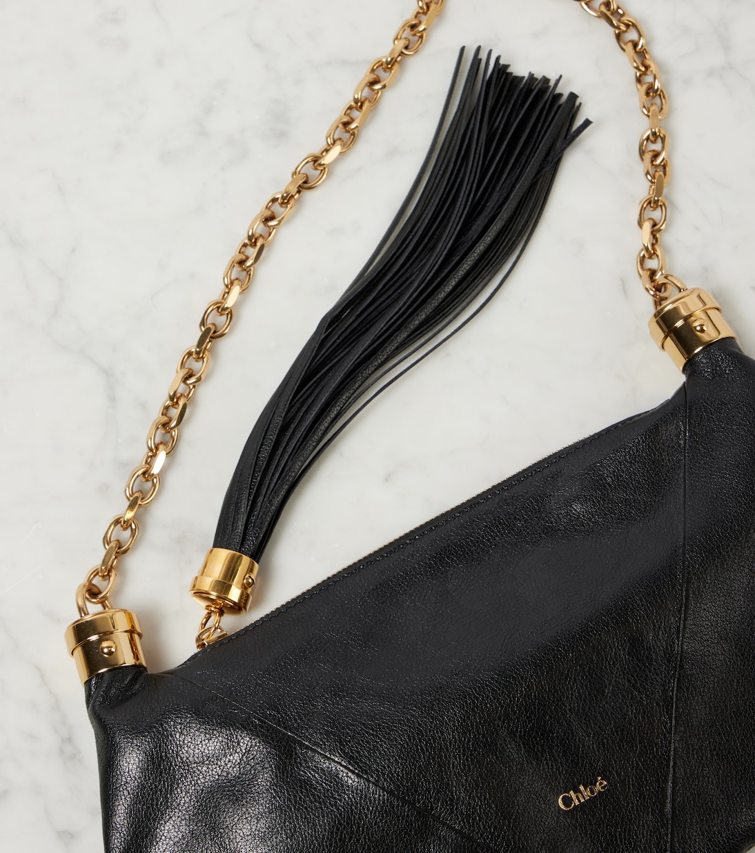 Foulard Small leather shoulder bag | Chloé